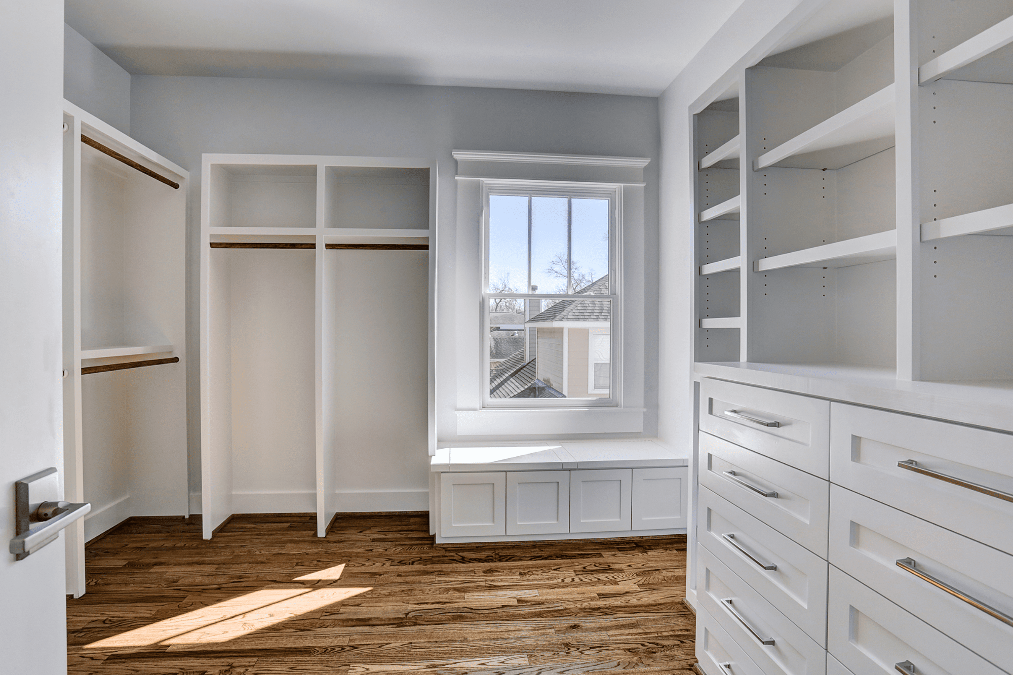 Closet Storage Space in Master Bedroom