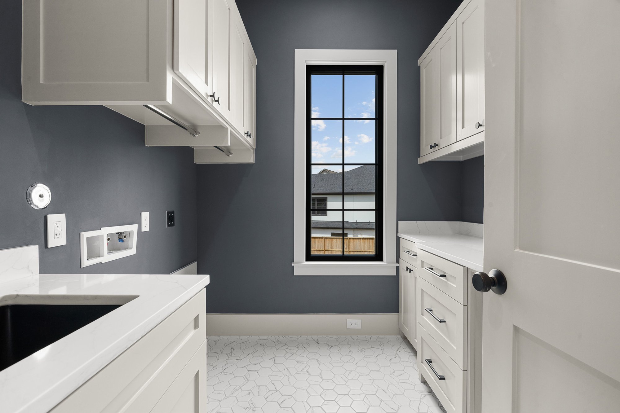 Second-floor laundry room Second-floor laundry room