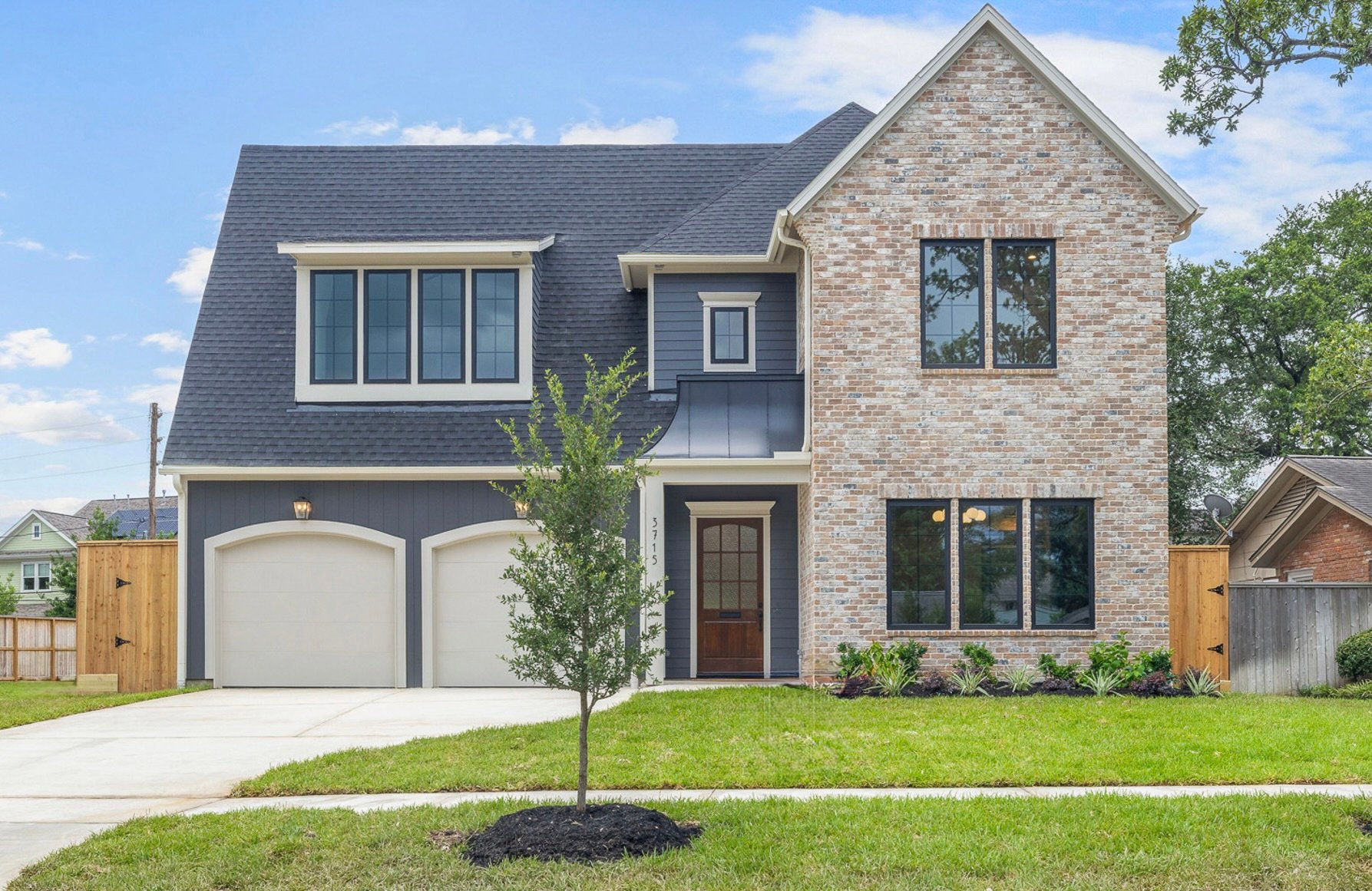 West University Place custom home exterior West University Place custom home exterior