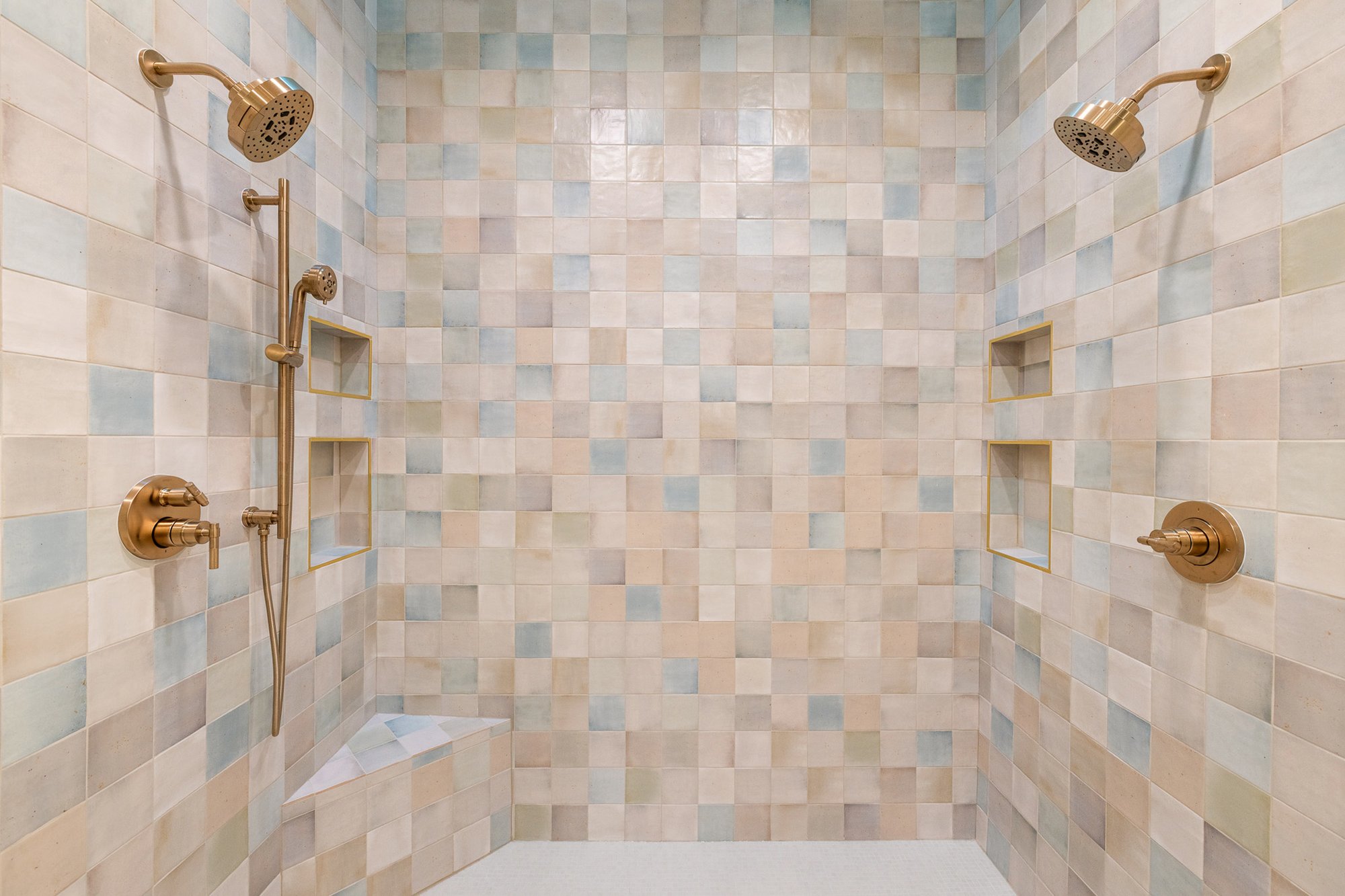 Spa-inspired primary shower