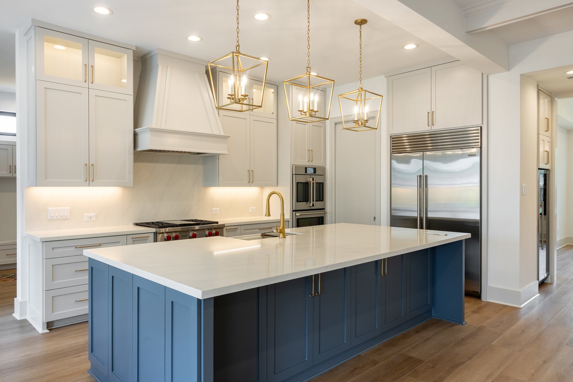 Large Luxury Kitchen Island Houston