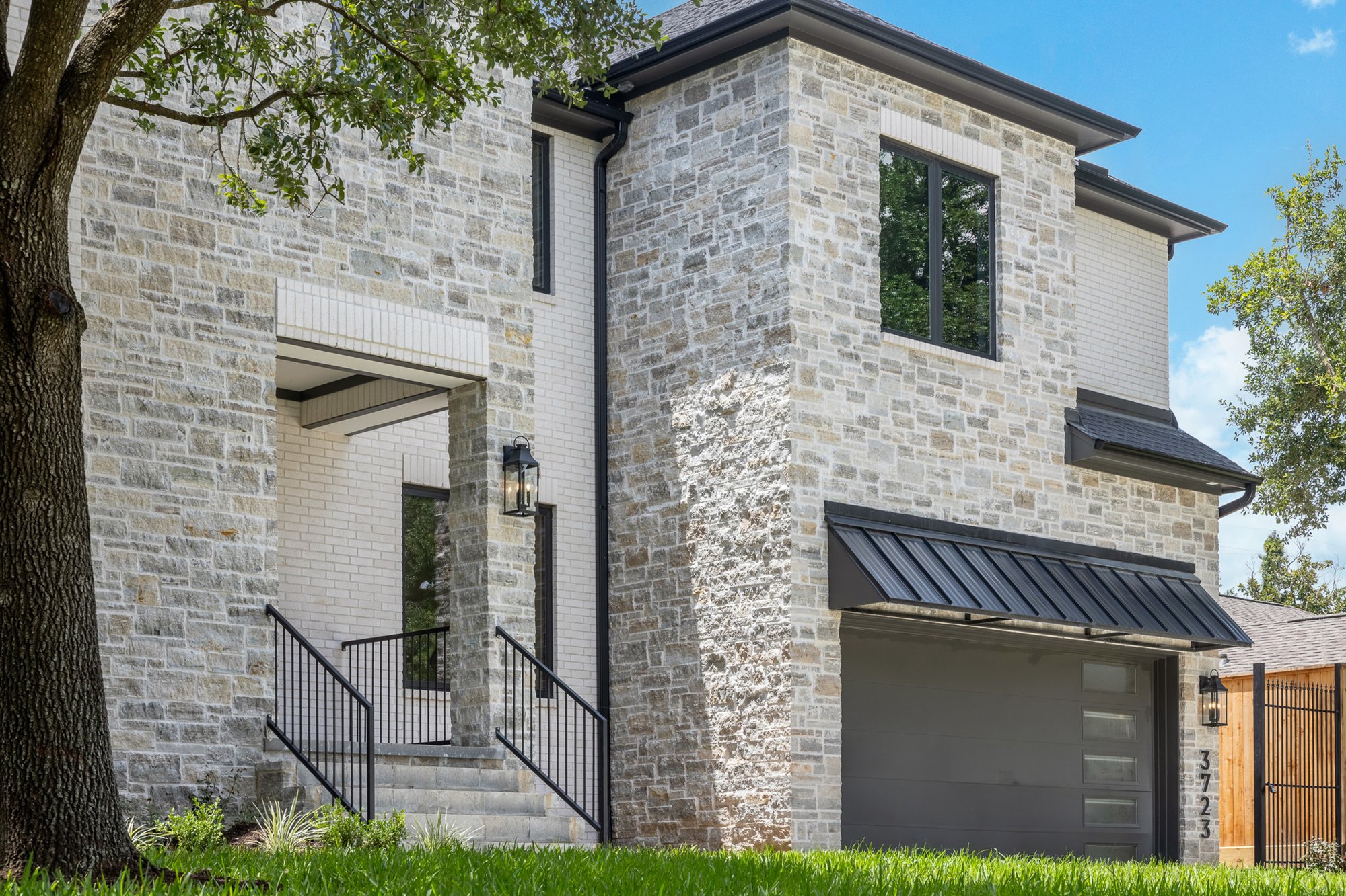 Modern Stone Home Houston