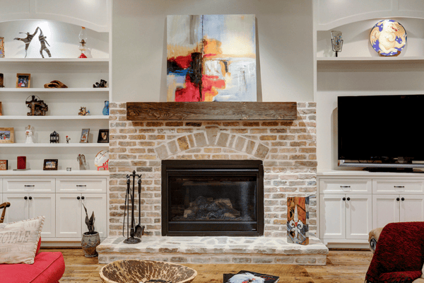 Brick Luxury Fireplace