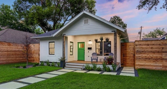 Ashland 1418 Houston Addition & Remodel Front Elevation - medium