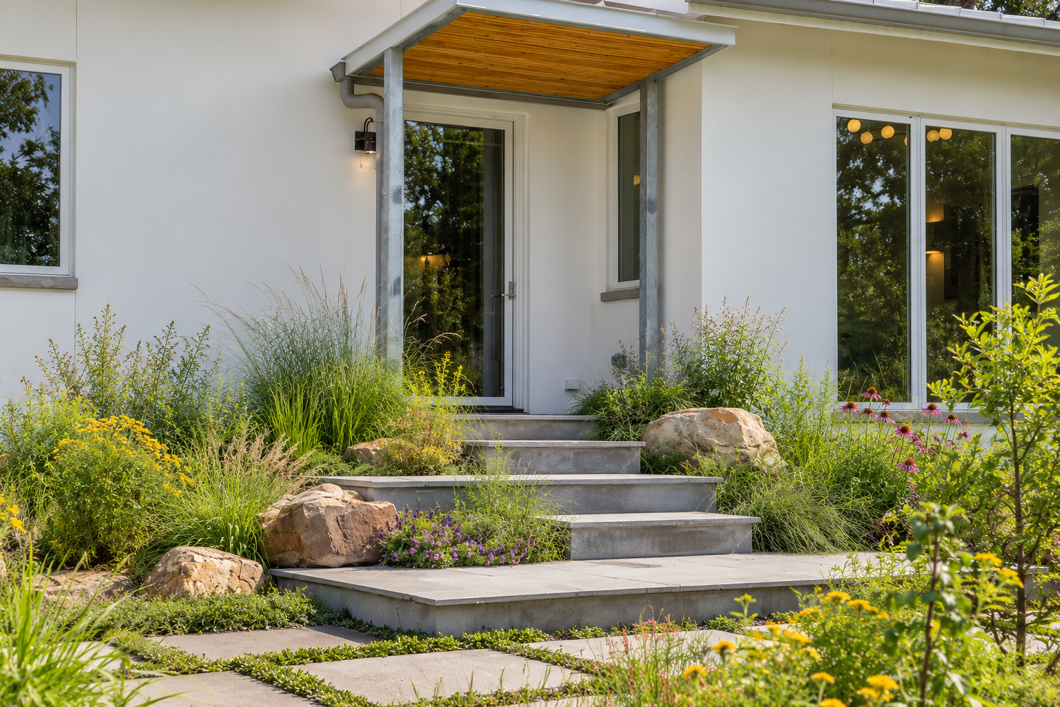 Natural Stone Walkway Natural Stone Walkway