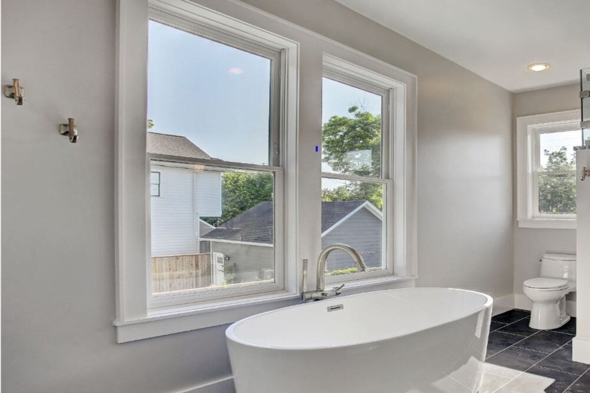 Classic Master Bathroom in a Historic Remodel in the Houston Heights-1
