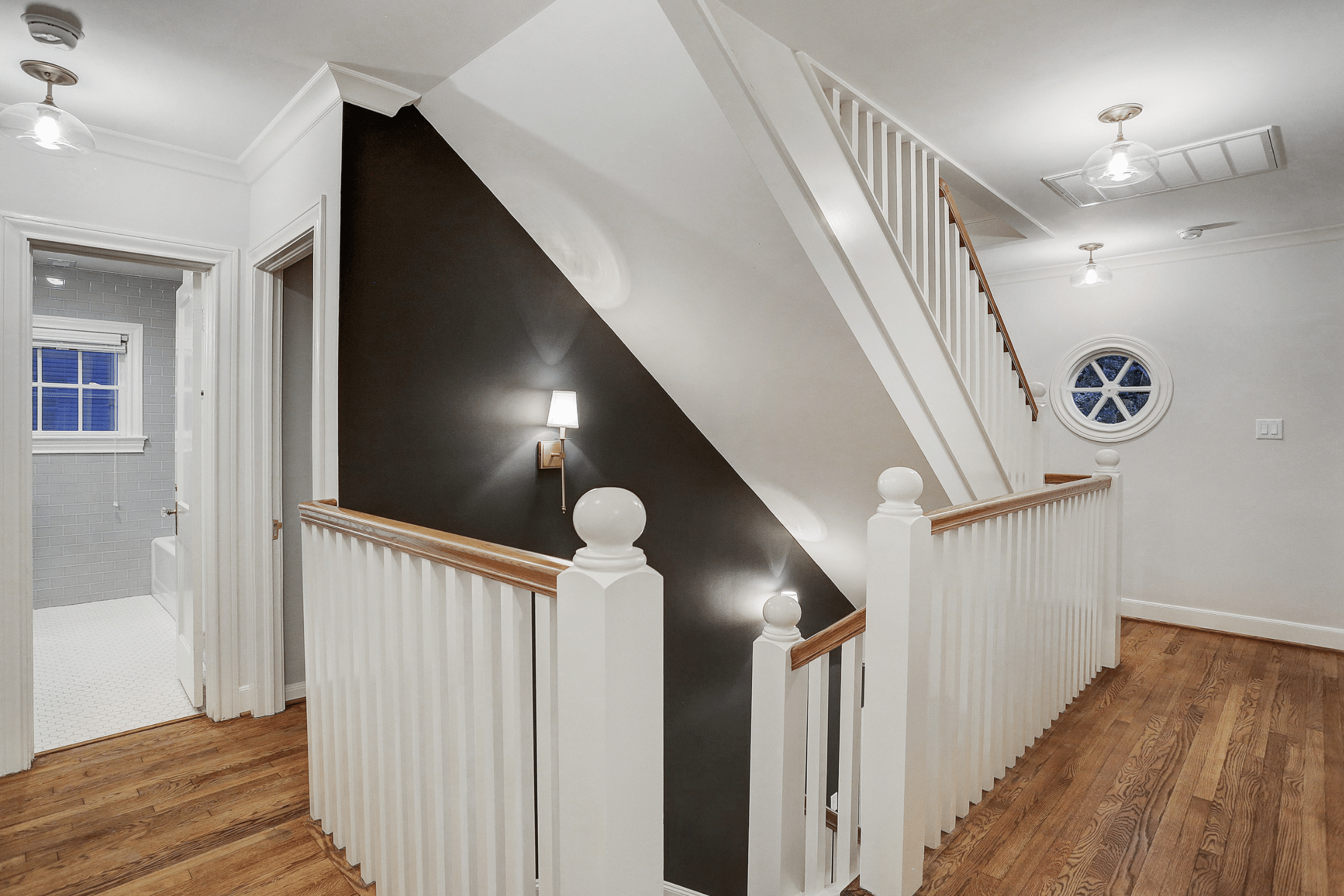 Staircase Area in Historic Themed Home