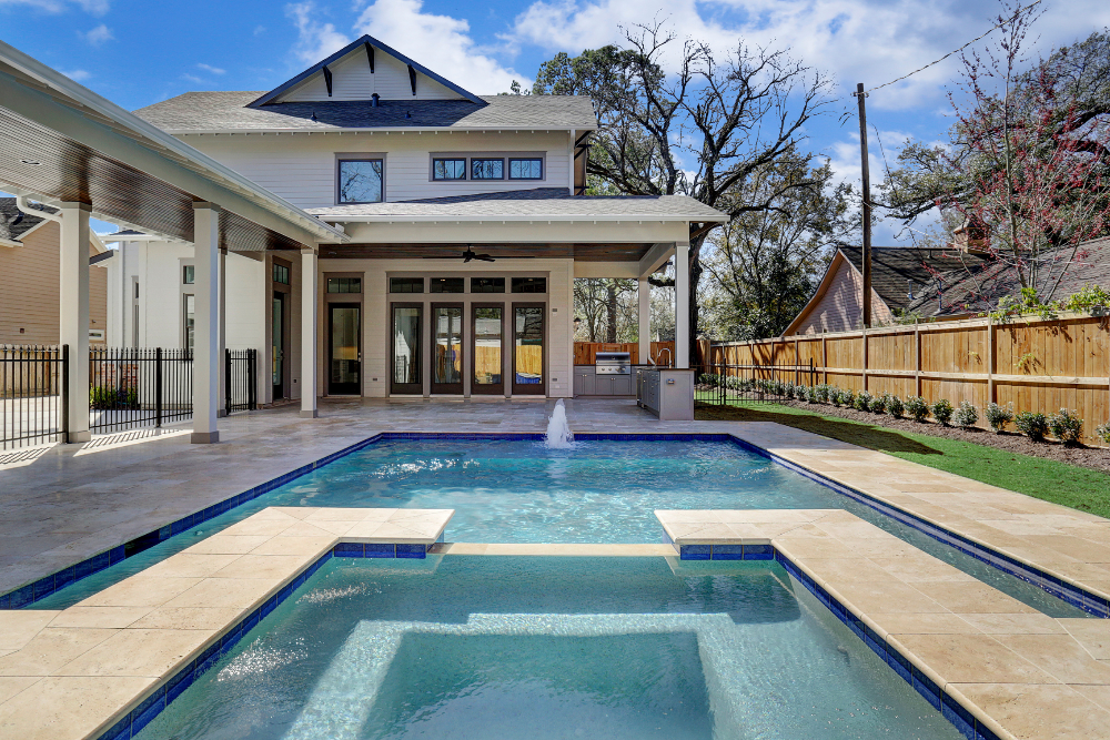 Backyard Pool in Houston Home