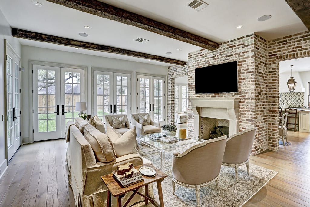 Willers Way Family Room with French Patio Doors