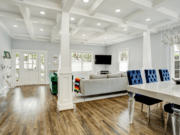 Home Addition in The Houston Heights - Living Room